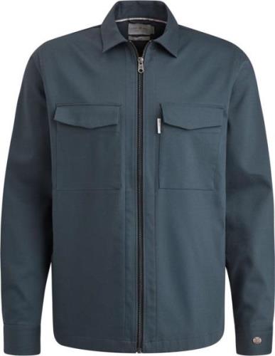 Cast Iron Overshirt Steel Blauw