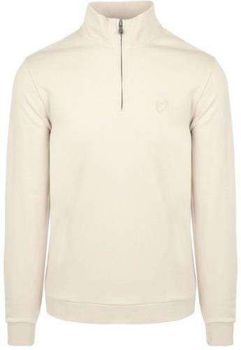 Lyle & Scott Half Zip Pullover Tonal Ecru