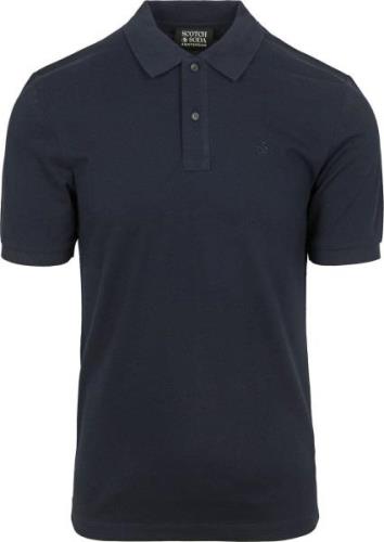 Scotch And Soda Core Piqué Polo Navy