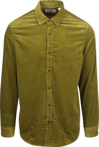 Scotch and Soda Solid Corduroy Overhemd Groen