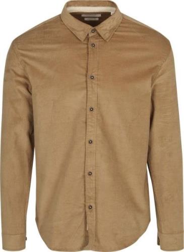 Anerkjendt Overhemd Leif Corduroy Beige