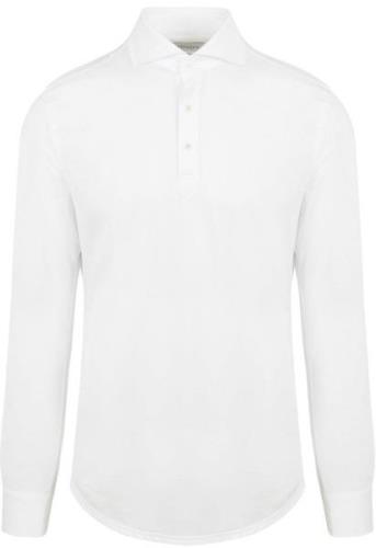 Profuomo Camiche Poloshirt Wit