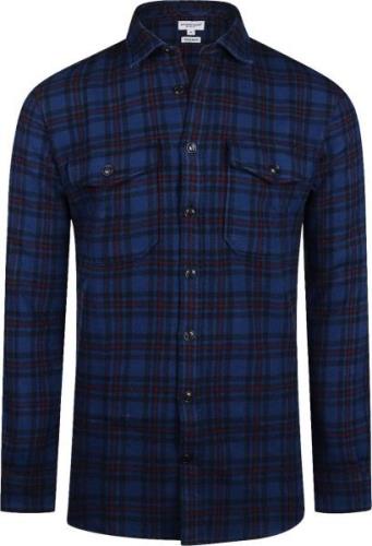 McGregor Overshirt Tartan Ruit Donkerblauw