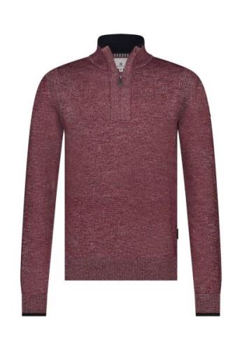 State Of Art Half Zip Trui Rood