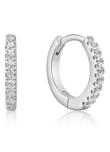 Ania Haie Sparkle Mini oorringen S van zilver met zirkonia