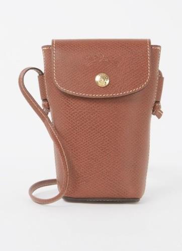 Longchamp Épure crossbody telefoonhoes van leer