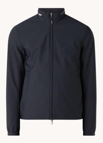 Emporio Armani Essential softshell jack met opbergbare capuchon