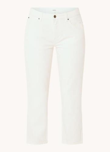 Ba&sh Devon high waist straight leg cropped jeans met gekleurde wassin...