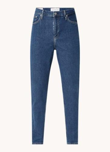 Calvin Klein High waist mom jeans met medium wassing