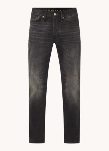 Denham Straight leg jeans met gekleurde wassing