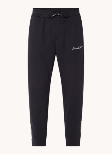 Armani Exchange Tapered fit joggingbroek met logoborduring en steekzak...