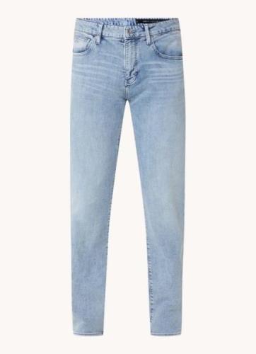 Armani Exchange Slim fit jeans met steekzakken en lichte wassing