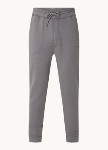 HUGO BOSS Tapered fit joggingbroek met logo en steekzakken