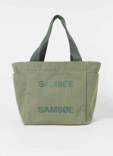 SAMSØE SAMSØE Salanita Large shopper met logo