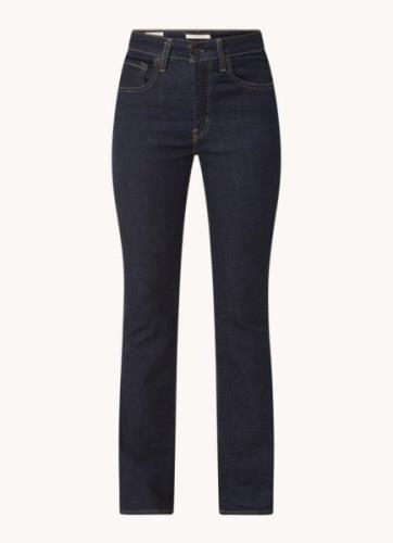 Levi's 725 High waist flared fit jeans met donkere wassing