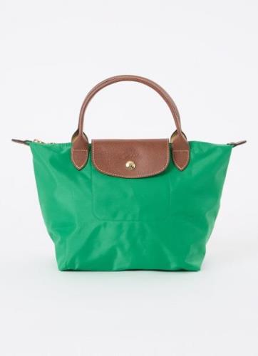 Longchamp Le Pliage Original handtas S met leren details