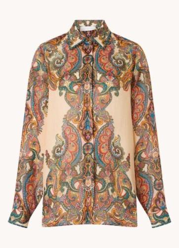 Zimmermann Ottie blouse met paisley dessin