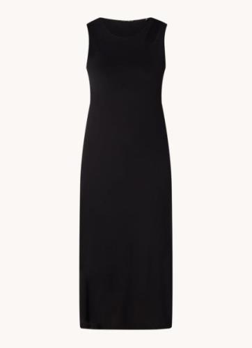 OPUS Welpa midi jurk met cut-out detail