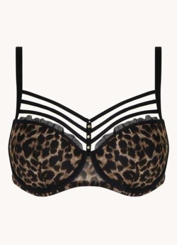 Marlies Dekkers Vixen voorgevormde balconette bh met panterprint