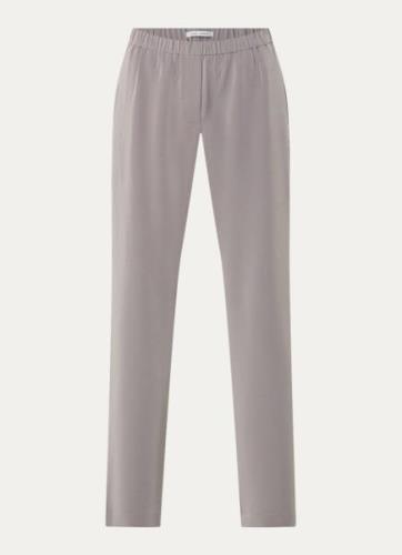 SAMSØE SAMSØE Hoys high waist straight fit pantalon met steekzakken