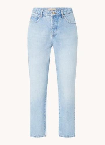 JOSH V Celi high waist tapered jeans met lichte wassing