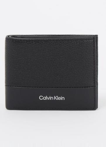 Calvin Klein Portemonnee van leer met structuur