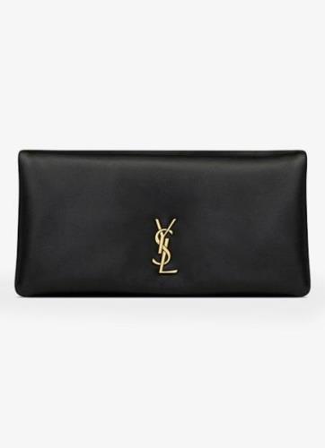 Saint Laurent Calypso Mini clutch van lamsleer