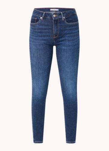 Tommy Hilfiger Mid waist skinny jeans met donkere wassing