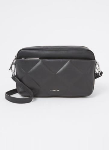 Calvin Klein Quilted crossbodytas met afneembare schouderriem