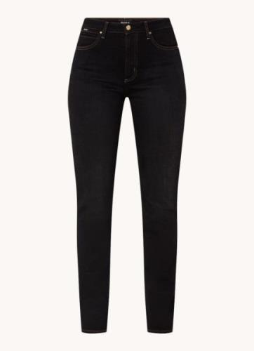 HUGO BOSS State high waist slim fit jeans met gekleurde wassing