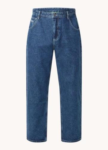 New Amsterdam Surf Association 252 straight leg jeans met donkere wass...