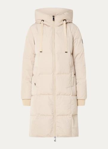 Mos Mosh MMNova longline puffer jas met steekzakken