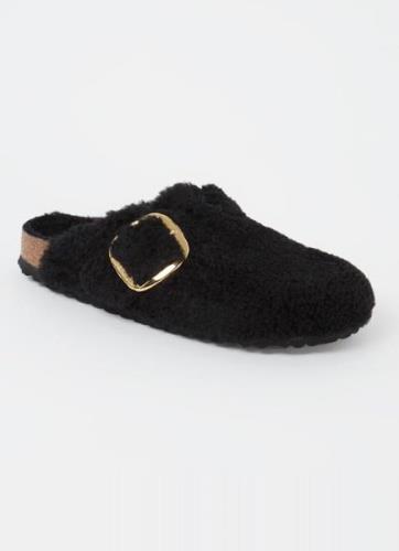 Birkenstock Boston Teddy instapper van wol