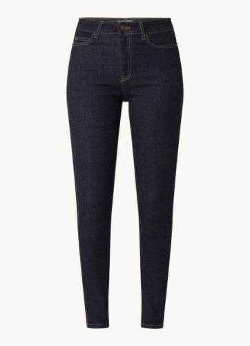 Hobbs Gia high waist slim fit jeans met donkere wassing