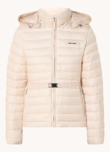 Calvin Klein Puffer jas van satijn met logo