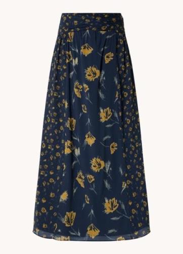 ba&sh Findy midi rok met bloemenprint