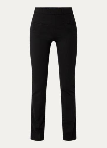 BRAX Malou high waist flared fit pantalon met ritszakken