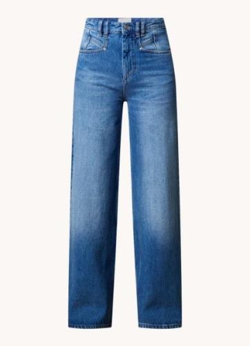 Isabel Marant Lemony high waist flared jeans met medium wassing