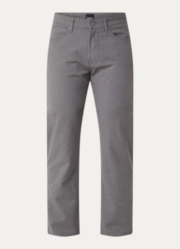 HUGO BOSS H-Re-Maine5 slim fit chino met microdessin