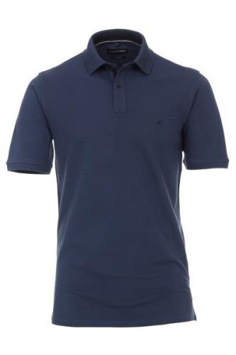 Casa Moda poloshirt effen donkerblauw