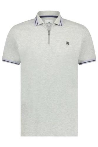 Poloshirt State of Art grijs met rits