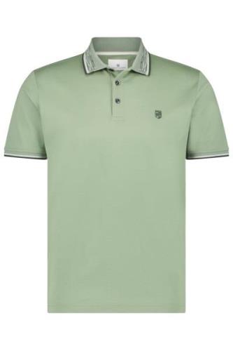 State of Art poloshirt groen met details