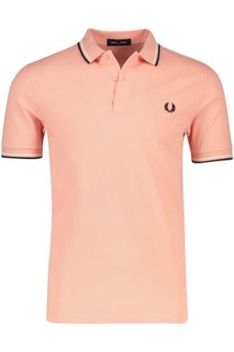 Fred Perry polo  roze effen katoen normale fit