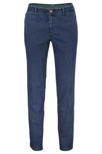 M.E.N.S. chino Madison jeans blauw zonder omslag