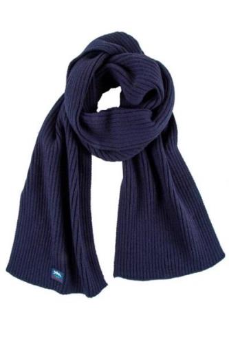 New Zealand sjaal donkerblauw effen