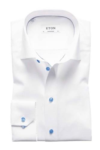 Overhermd Eton wit Contemporary Fit