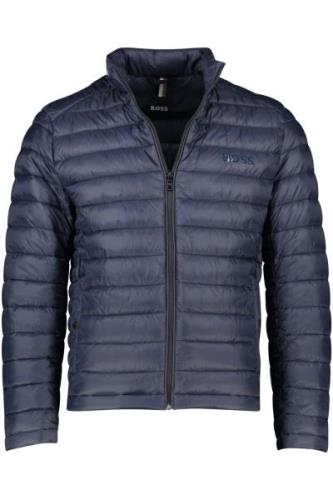 Hugo Boss tussenjas blauw normale fit effen rits