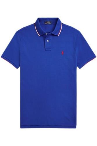 Polo Ralph Lauren polo Big & Tall blauw effen katoen normale fit