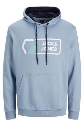 Jack & Jones Plus Size trui met capuchon lichtblauw