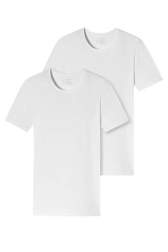 Schiesser t-shirt wit 95/5 2-pack